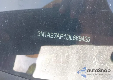 2013 Nissan Sentra Sv из США, поврежденный, VIN 3N1AB7AP1DL669425